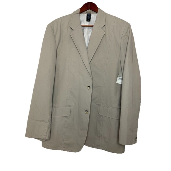 Claiborne Men's 42R Group Hampton Harbour Casual Triple Button Jacket Blazer - Picture 1 of 7